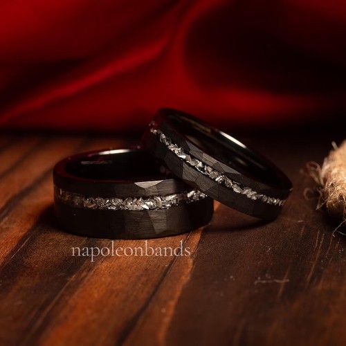 Black meteorite couple wedding - couple,